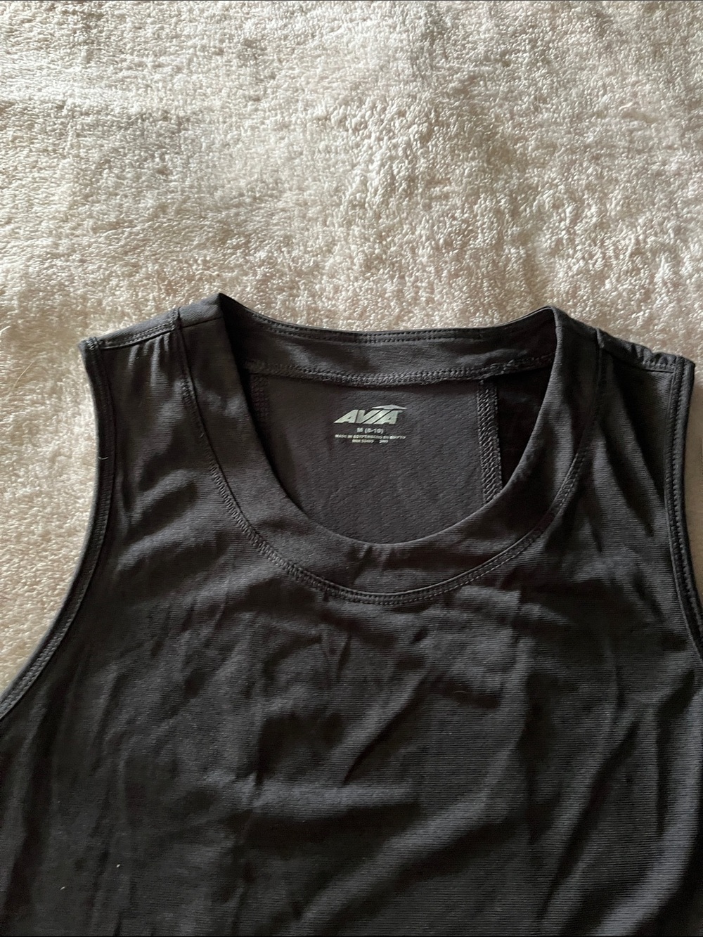 Avia Black Women’s Athletic Tank Top - Picture 4 of 5